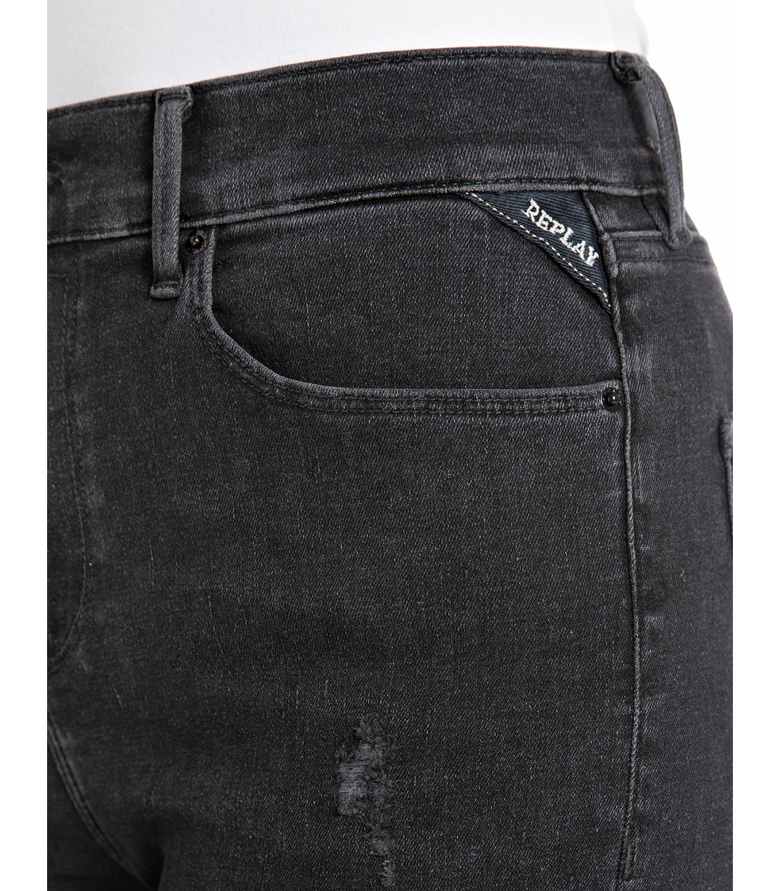 スーパースリム ハイパーフレックスMJLAデニム 詳細画像 オフブラック 6